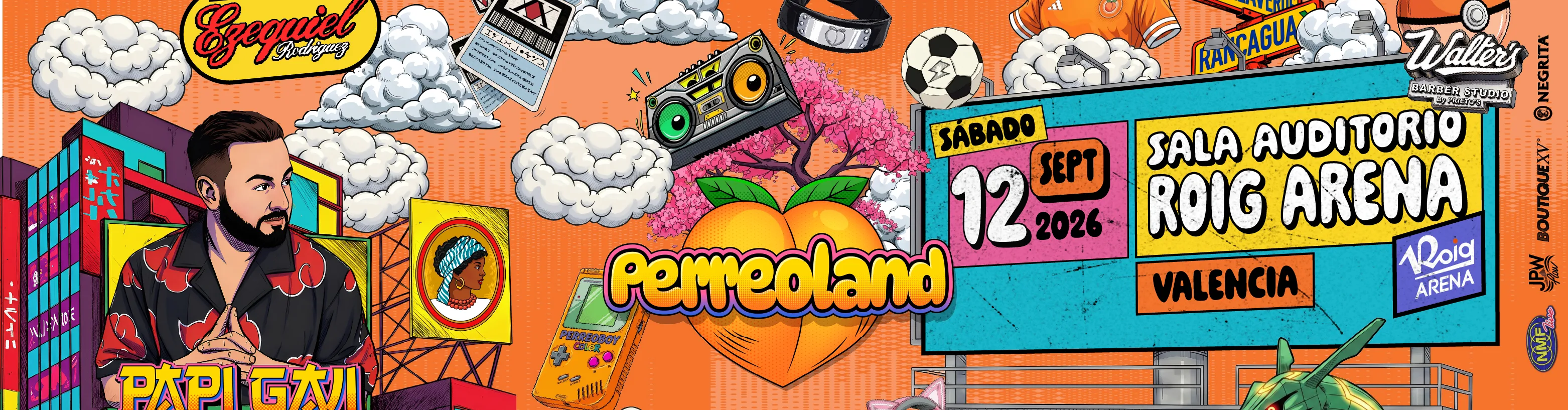 Perreoland x Papi Gavi — Papi Gavi. 12 de septiembre de 2026, Auditorio Roig Arena
